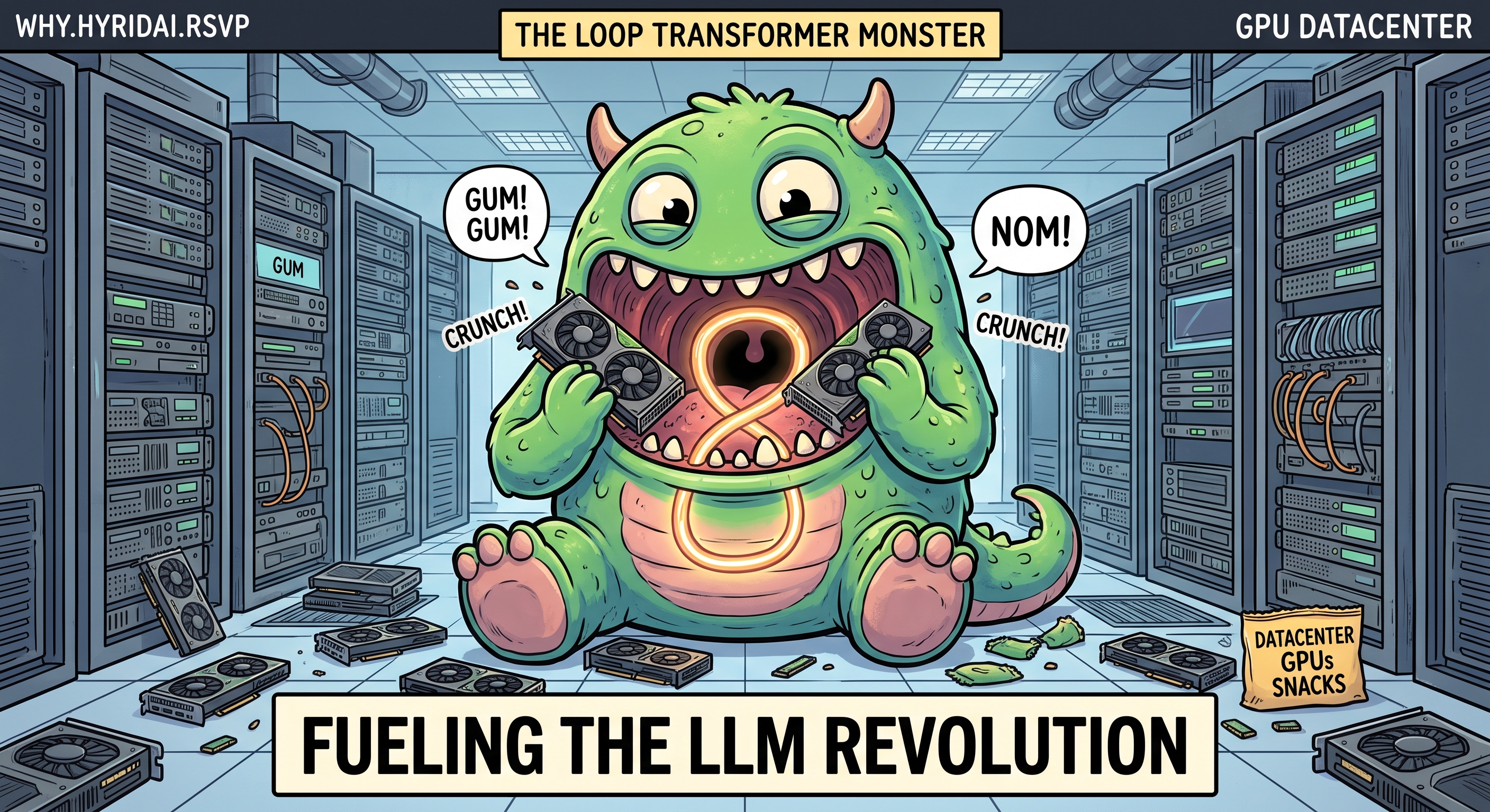Loop transformer monster eating GPU compute cycles